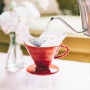 Coffee Dripper V60 02 Ceramic red