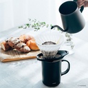 Glass Coffee Dripper V60 02 - Black NEW