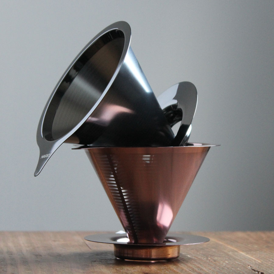 Double Mesh Metal Dripper 02 - Pink Gold