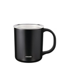 [CMG-350-B] Ceramic Coating Double-Walled Thermal Mug 350ml - Black