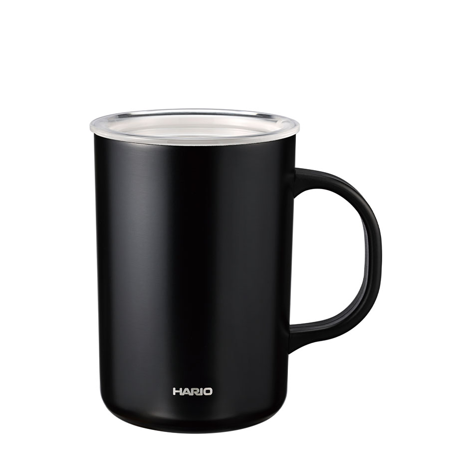 Ceramic Coating Double-Walled Thermal Mug 470ml - Black