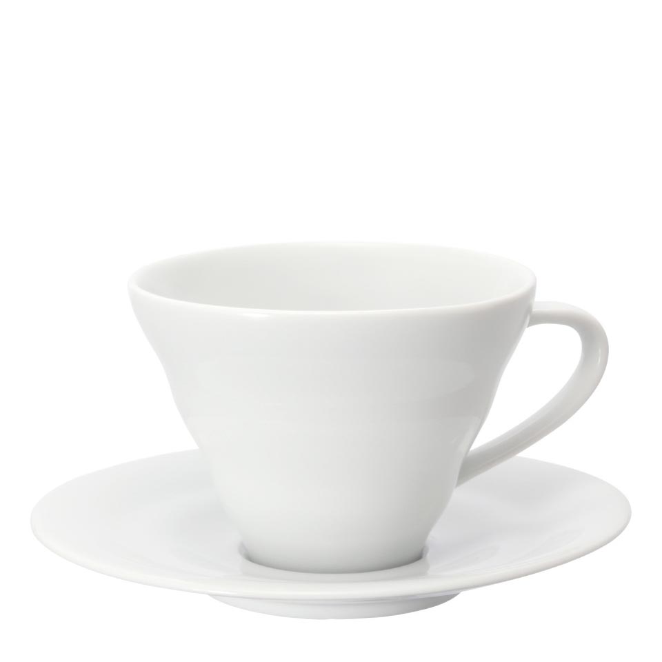 V60 Cup and Saucer 150ml Ceramic - White