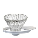 [VDGR-01W] Glass Coffee Dripper V60 01 - White NEW