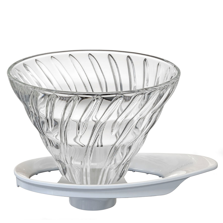 Glass Coffee Dripper V60 02 - White NEW