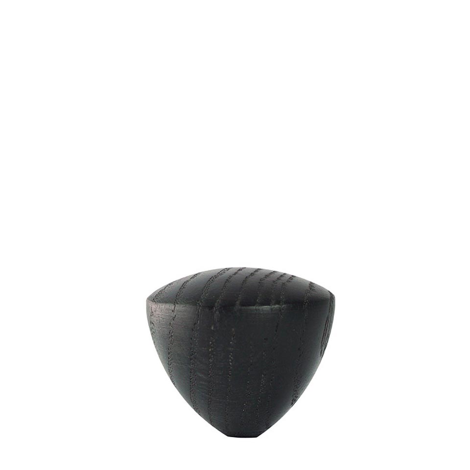 Wooden Knob Oak Black ø 44mm