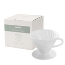 [VDC-02W-BLM] Coffee Dripper V60 02 Ceramic Bloom Series - White (Standard)