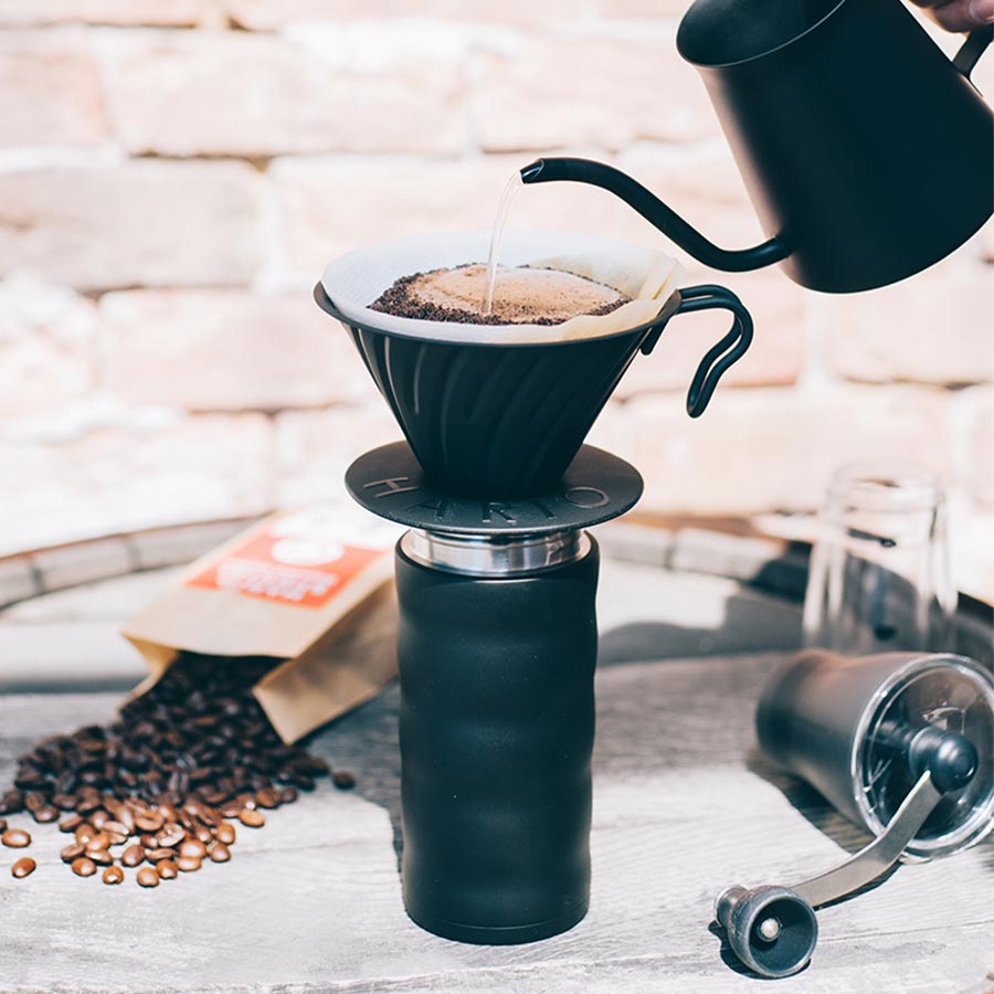 V60 metal dripper/ Matte Black, 1-4 cups