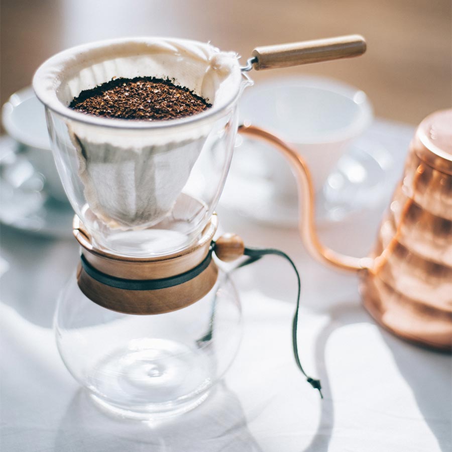 Drip Pot 480ml Olivewood