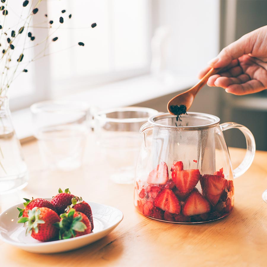 Leaf Tea Pot "Pure" 700ml