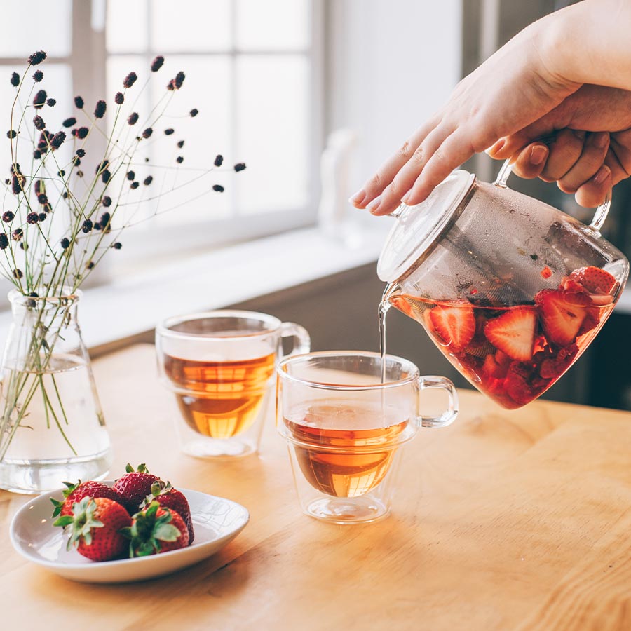 Leaf Tea Pot "Pure" 700ml