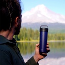 P0 Ultralight Travel Coffee Press Aegean Blue