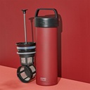 P0 Ultralight Travel Coffee Press Cranberry