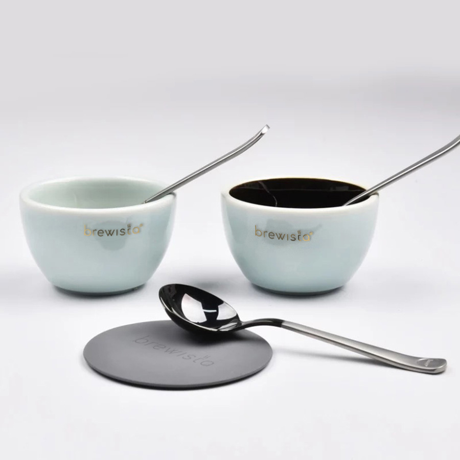 Professional Cupping Spoon (Titanium - Black）