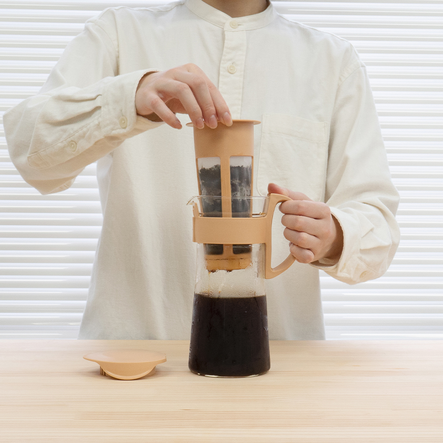 MIZUDASHI Cold Brew Coffee Pot Mini - Milk Coffee