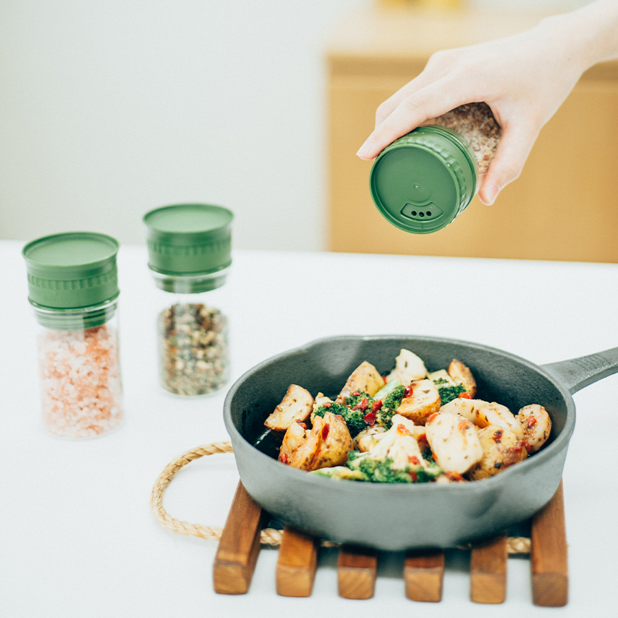 Nuba Spice Stocker - Olive Green