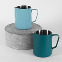 Rhino Classic Milk Pitcher 15oz/450ml - Teal Blue