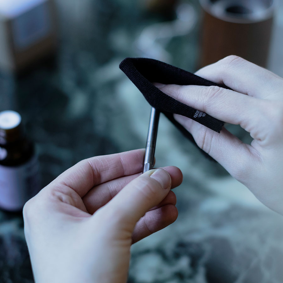 Cotton Cloth BLACK 15 x 15 cm