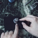 Cotton Cloth BLACK 15 x 15 cm