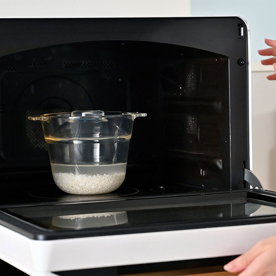 ICHIZENYA Microwave Glass Rice Cooker