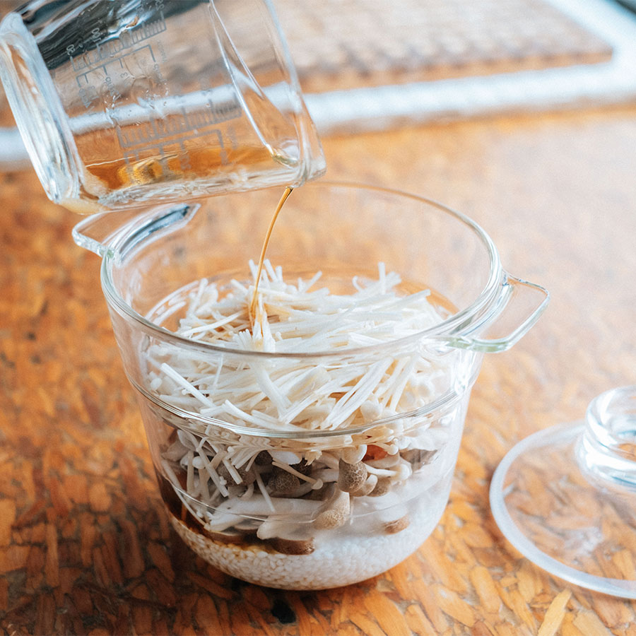 ICHIZENYA Microwave Glass Rice Cooker