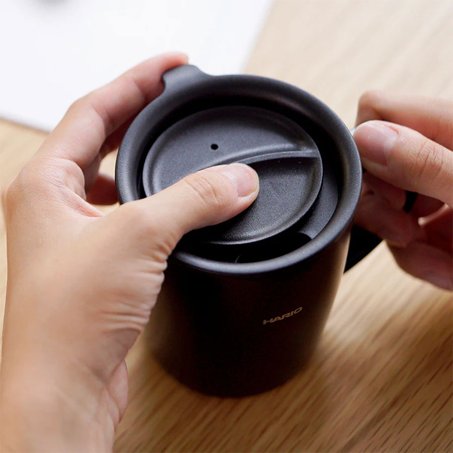 Heat Retention Mug with Lid 300 ml - Black