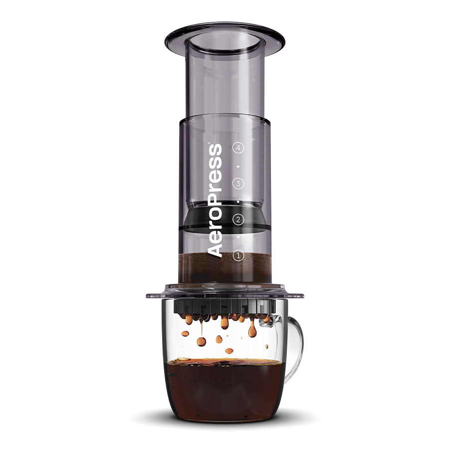 AeroPress Coffee Maker - Clear Black