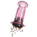 AeroPress Coffee Maker - Clear Pink