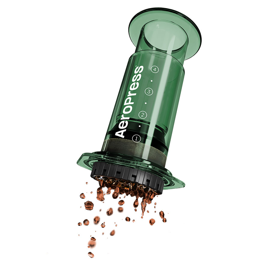 AeroPress Coffee Maker - Clear Green