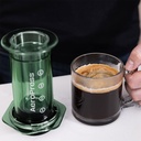 AeroPress Coffee Maker - Clear Green