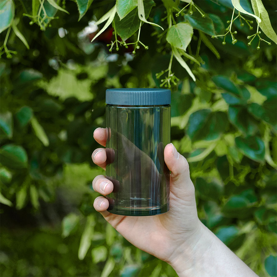 Comandante Polymer Bean Jar Large  SMOKE