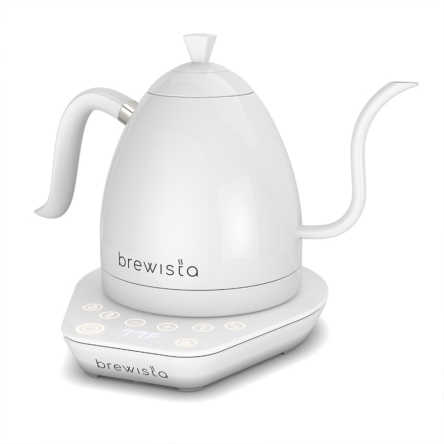 Brewista Artisan 1.0L Gooseneck Variable Kettle - White/White