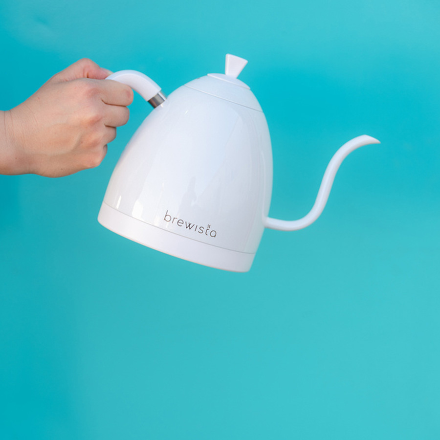 Brewista Artisan 1.0L Gooseneck Variable Kettle - White/White