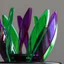 SUIREN Rib 6-Piece Set - Transparent Green