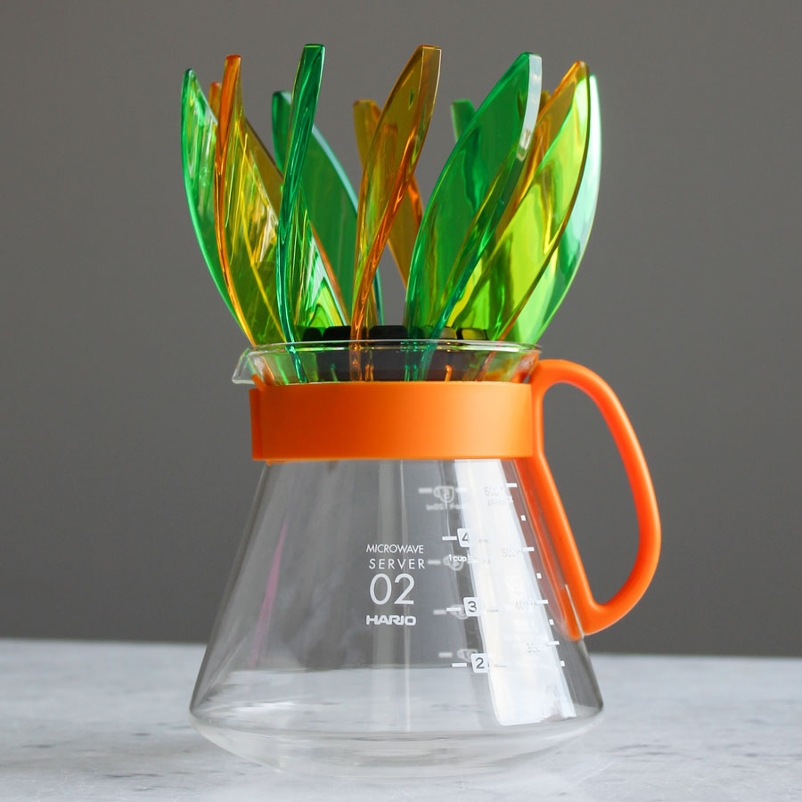 SUIREN Rib 6-Piece Set - Transparent Green