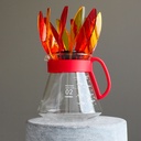 SUIREN Rib 6-Piece Set - Transparent Red