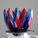 SUIREN Rib 6-Piece Set - Transparent Red