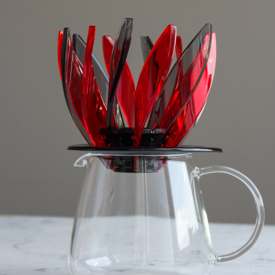 SUIREN Rib 6-Piece Set - Transparent Red