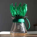 SUIREN Rib 6-Piece Set - Transparent Green