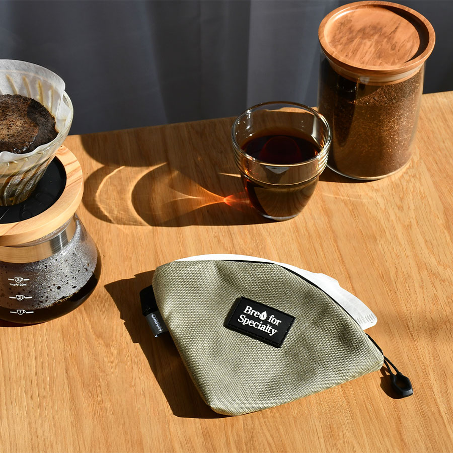 V60 Coffee Filter Case - Beige