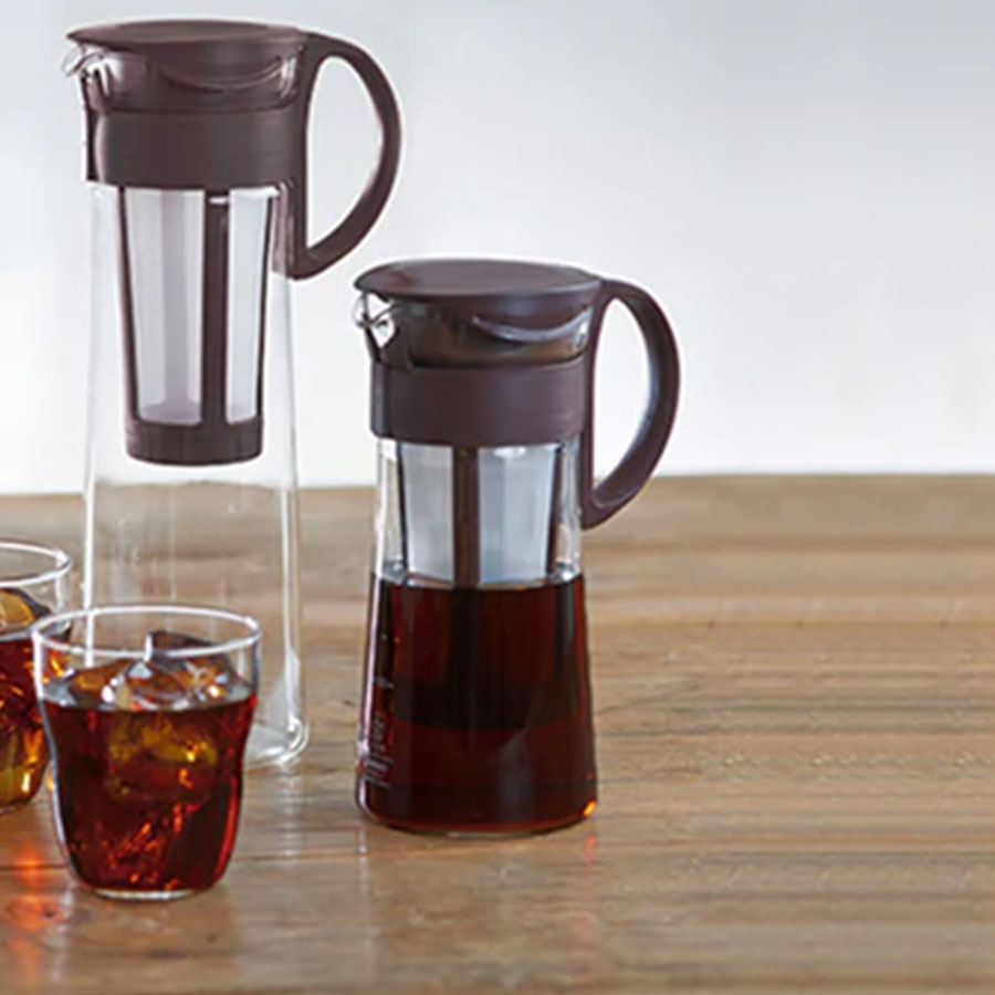 Water Brew Coffee Pot Mini Brown