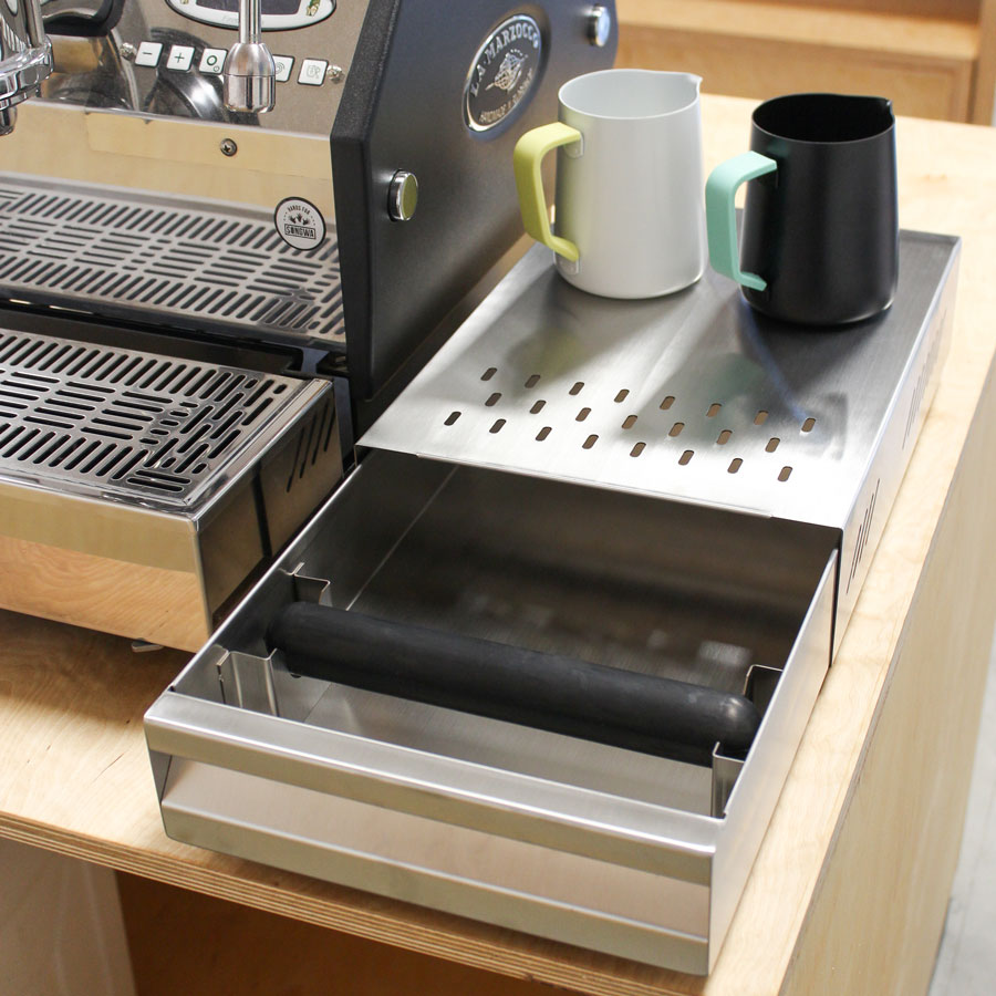 Rhino Coffee Knock Drawer - Stainless Steel