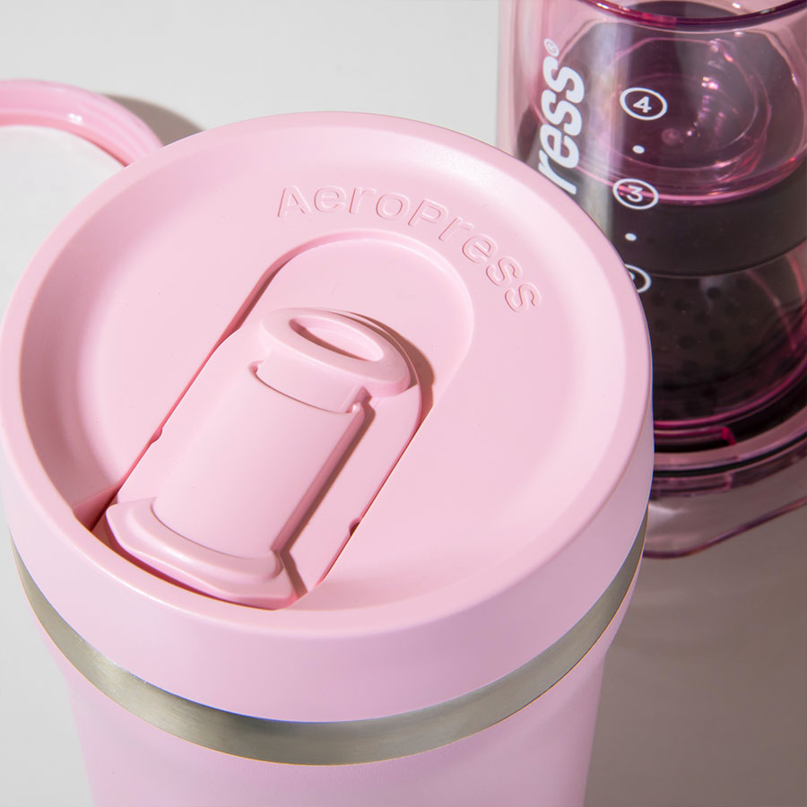 AeroPress Go Plus Travel System - Pink