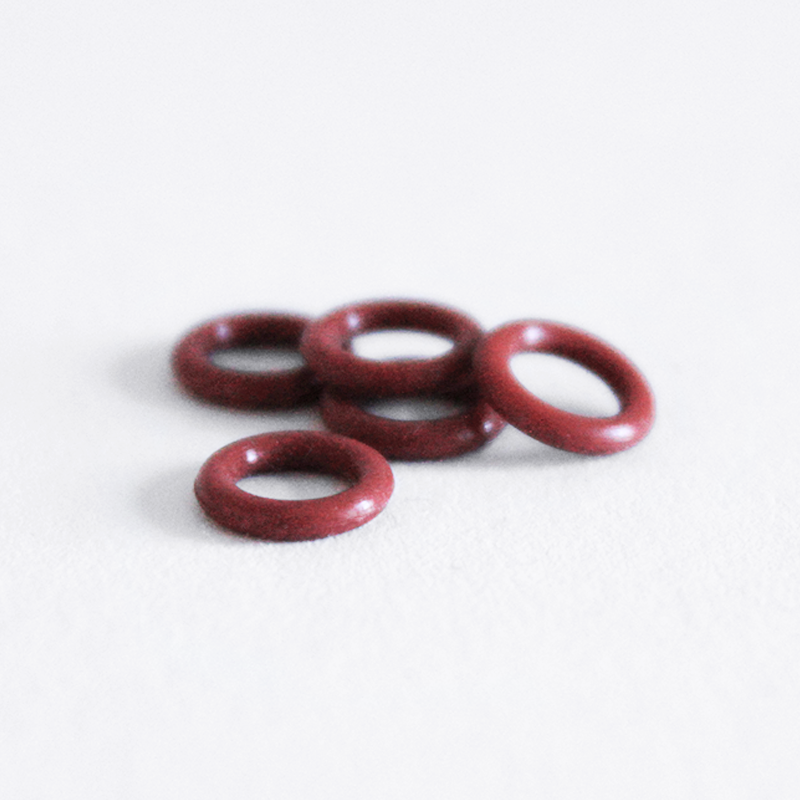 Roter Silikon Ring (5er Set)