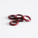 Roter Silikon Ring (5er Set)