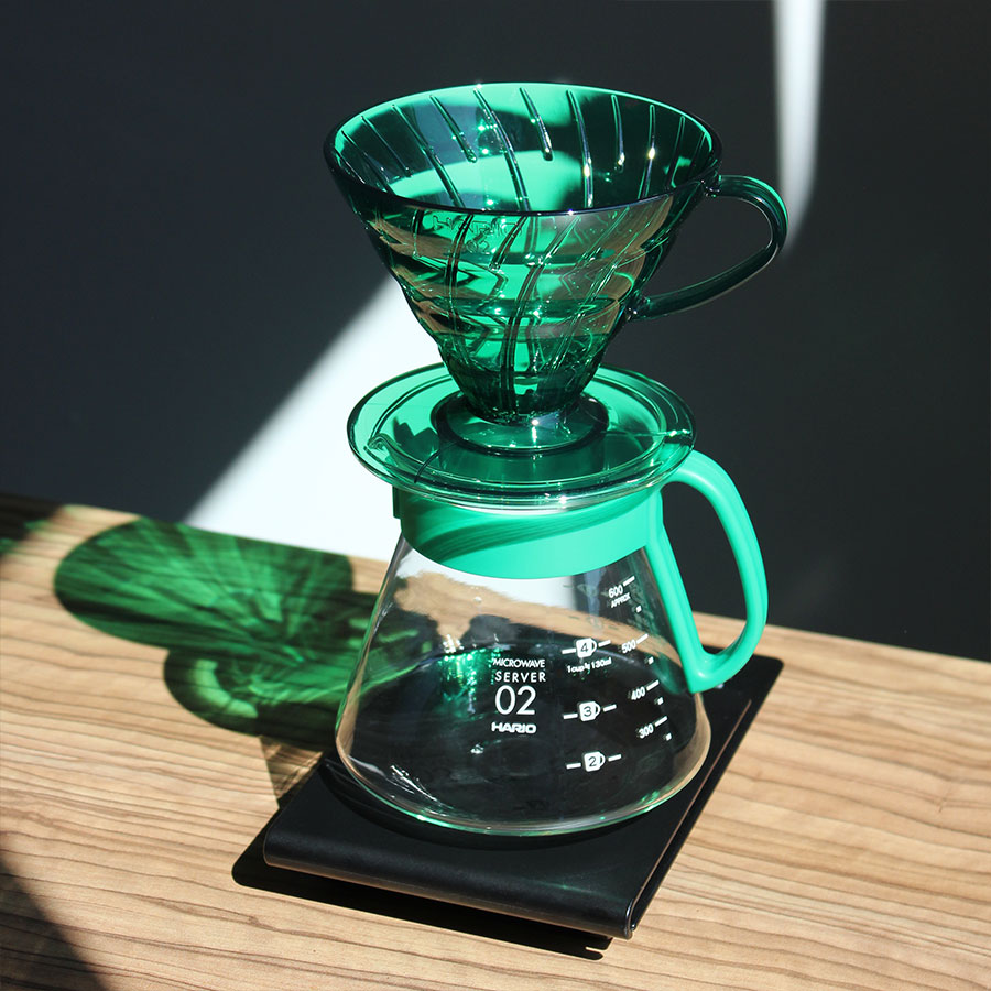 V60 Dripper & Server Set 02 - Bamboo Green