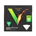 Meteor Paper Filter V60 02 Box - White 50 Sheets 