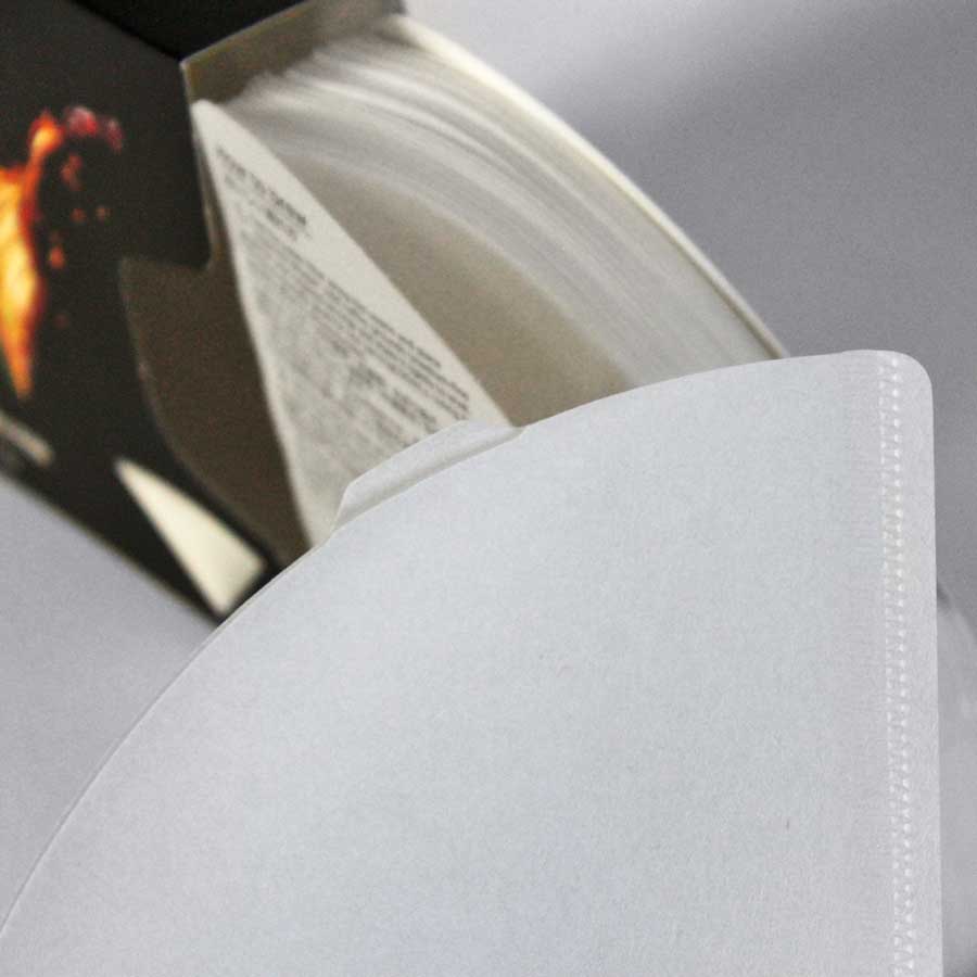 Meteor Paper Filter V60 02 Box - White 50 Sheets 