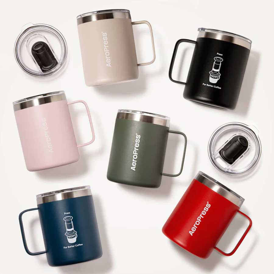 AeroPress Travel Coffee Mug - Pink