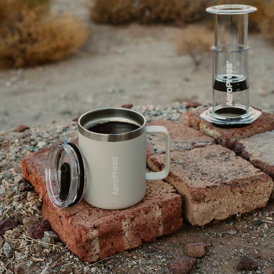 AeroPress Travel Coffee Mug - Cream 