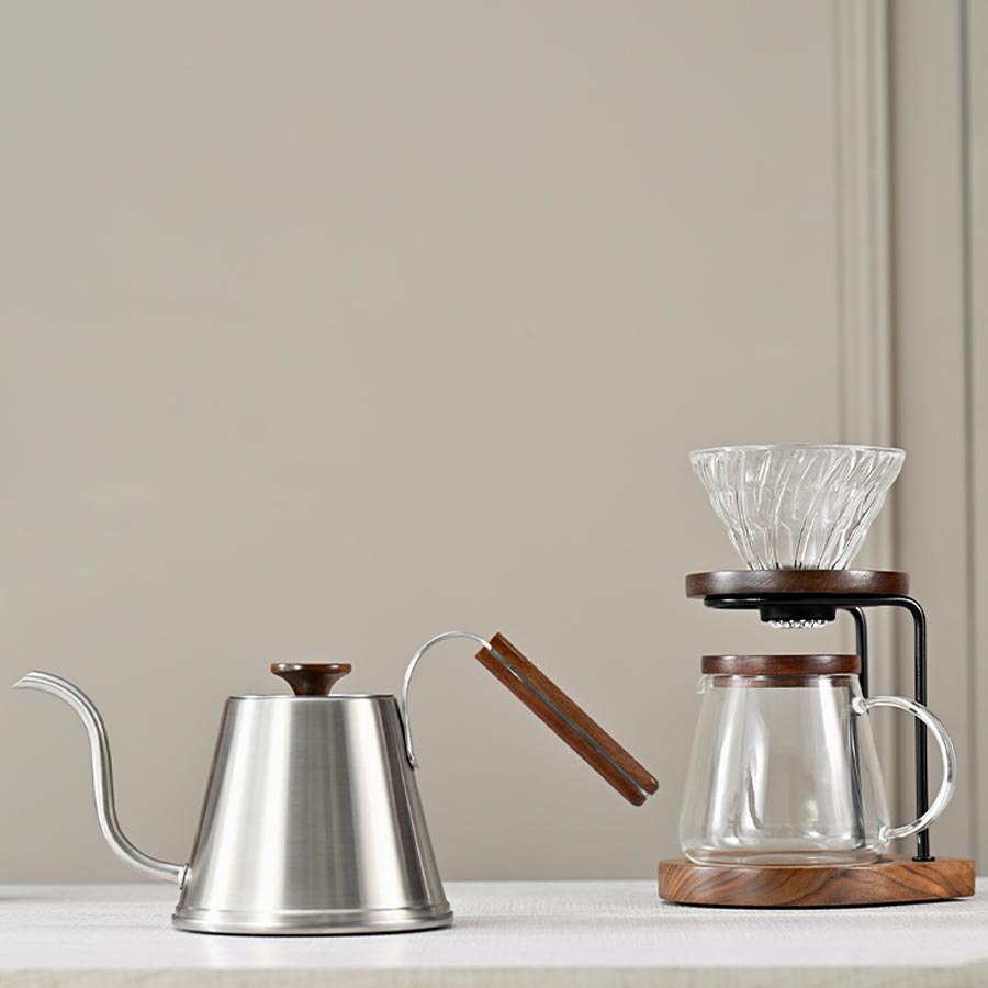 Drip Stand Set Walnut